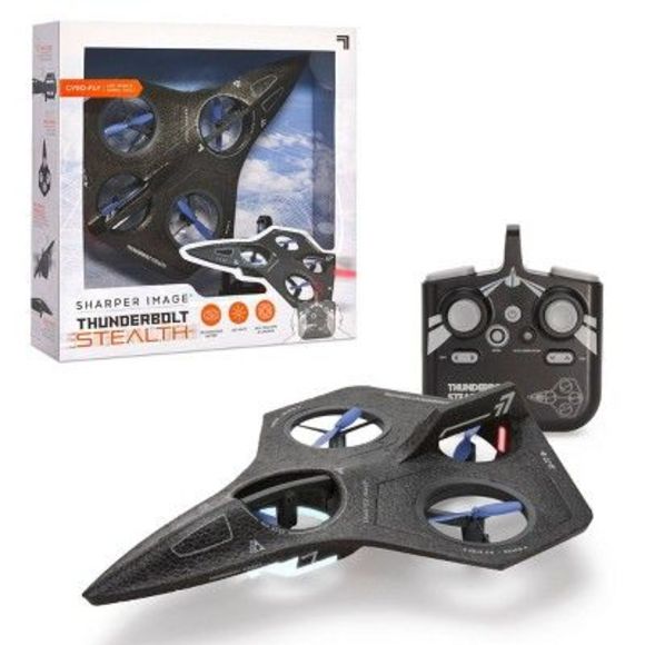 Open Box - Sharper Image -  Thunderbolt Stealth Drone Black - Picture 1 of 4